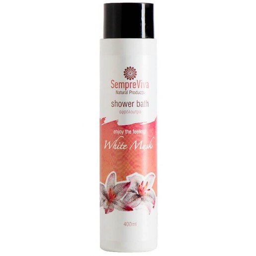 SempreViva Shower Bath White Musk, Αφρόλουτρο 400ml SempreViva Shower Bath White Musk, Αφρόλουτρο 400ml