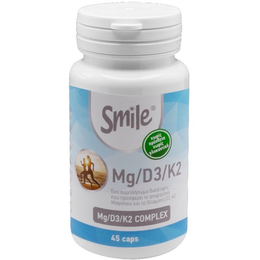 Smile Mg/D3/K2 Complex 45caps