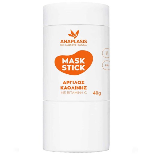Anaplasis Tone, Glow, Cleansing, Antimicrobial Action Kaolin Clay Vitamin C Mask Stick 40g