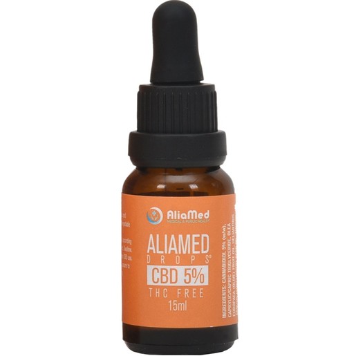 AliaMed CBD 5% THC Free Drops 15ml