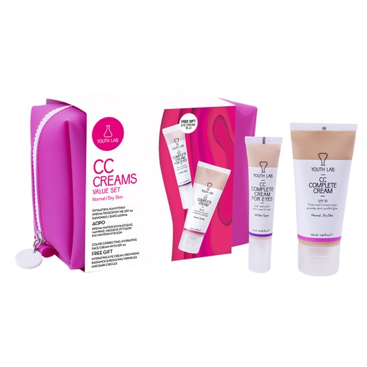 Youth Lab Πακέτο Προσφοράς CC Complete Cream Normal, Dry Skin Spf30 50ml & Δώρο CC Complete Cream for Eyes 15ml Youth Lab Πακέτο Προσφοράς CC Complete Cream Normal, Dry Skin Spf30 50ml & Δώρο CC Complete Cream for Eyes 15ml