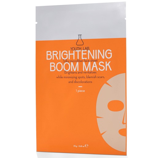 Youth Lab Brightening Boom Mask Silky Microfiber Face Sheet 1 Τεμάχιο Youth Lab Brightening Boom Mask Silky Microfiber Face Sheet 1 Τεμάχιο