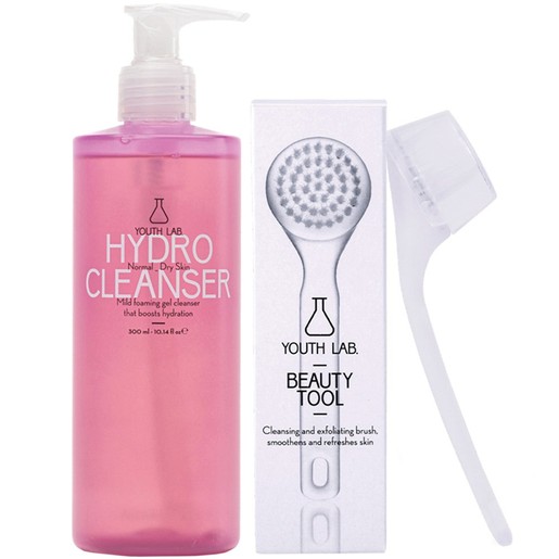 Youth Lab Promo Hydro Cleanser Mild Foaming Gel for Normal & Dry Skin 300ml & Δώρο Beauty Tool 1 Τεμάχιο Youth Lab Promo Hydro Cleanser Mild Foaming Gel for Normal & Dry Skin 300ml & Δώρο Beauty Tool 1 Τεμάχιο
