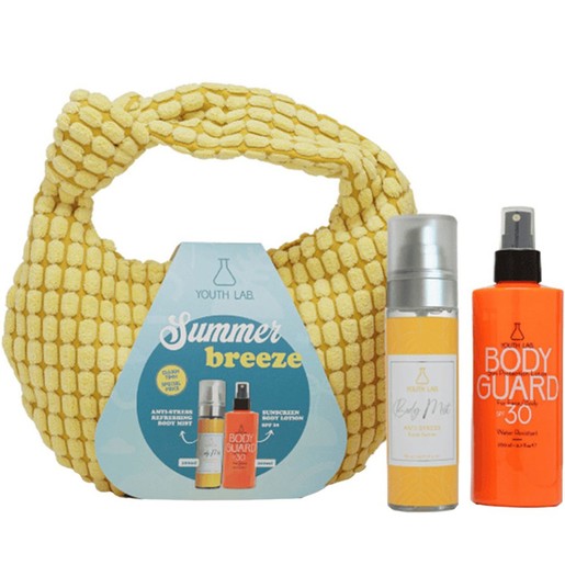 Youth Lab Promo Body Guard SPF 30 Sunscreen Lotion 200ml & Anti-Stress Exotic Sunrise Body Mist 100ml & Δώρο Νεσεσέρ 1 Τεμάχιο