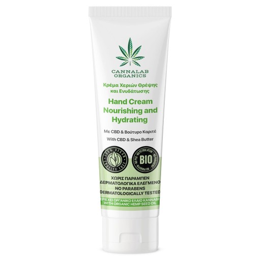Cannalab Organics Hand Cream Nourishing & Hydrating 50ml