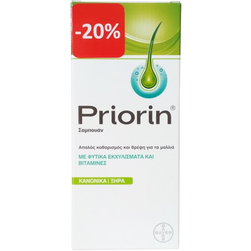 Priorin Σαμπουάν για την Τριχόπτωση για Κανονικά/Ξηρά Μαλλιά 200ml Promo -20% Priorin Σαμπουάν για την Τριχόπτωση για Κανονικά/Ξηρά Μαλλιά 200ml Promo -20%