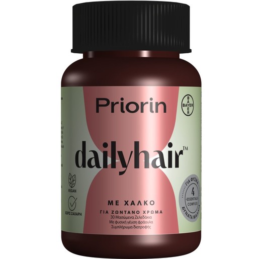 Priorin Dailyhair Copper 30 Ζελεδάκια