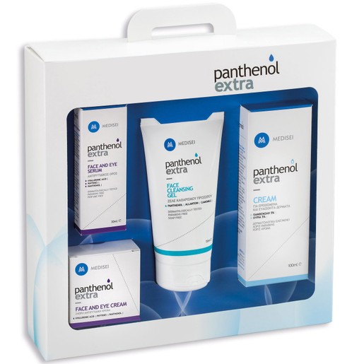 Medisei Panthenol Extra Promo Face & Eye Cream 50ml, Serum 30ml, Cleansing Gel 150ml & Cream 100ml Medisei Panthenol Extra Promo Face & Eye Cream 50ml, Serum 30ml, Cleansing Gel 150ml & Cream 100ml