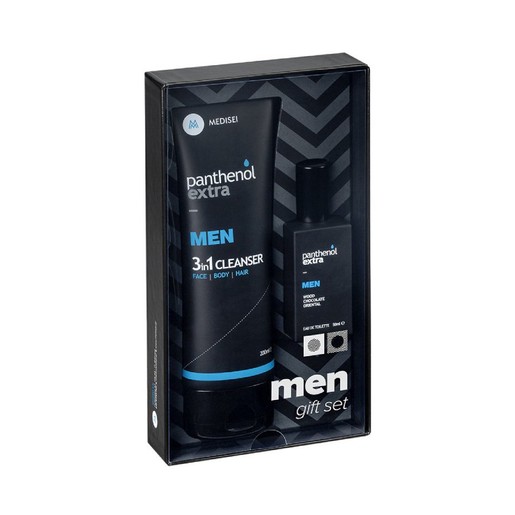 Medisei Gift Set Panthenol Extra Men 3 in 1 Cleanser 200ml & Eau De Toilette 50ml Medisei Gift Set Panthenol Extra Men 3 in 1 Cleanser 200ml & Eau De Toilette 50ml