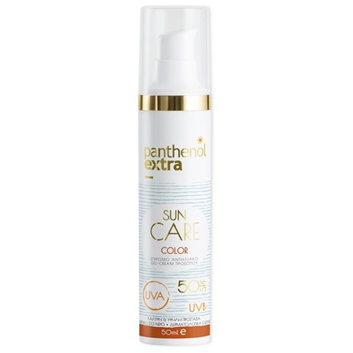 Panthenol Extra Sun Care Color Tinted Sunscreen Face Gel-Cream Spf50, 50ml Panthenol Extra Sun Care Color Tinted Sunscreen Face Gel-Cream Spf50, 50ml