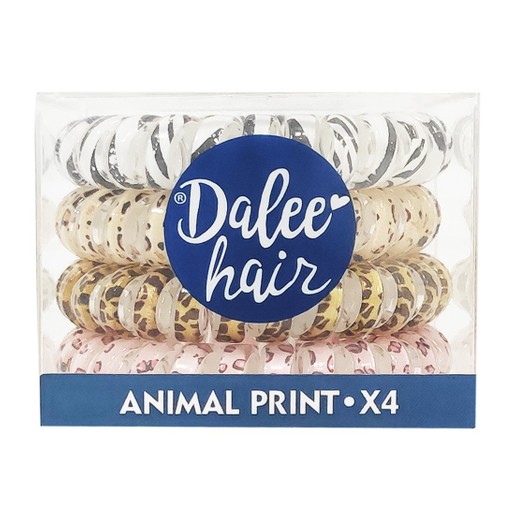 Medisei Dalee Hair Spiral Animal Print Σπιράλ Λαστιχάκια Μαλλιών 4 Τεμάχια Medisei Dalee Hair Spiral Animal Print Σπιράλ Λαστιχάκια Μαλλιών 4 Τεμάχια