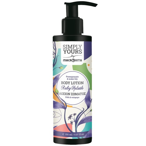 Macrovita Simply Yours Ruby Splash Pomegranate & Water Lily Body Lotion 150ml