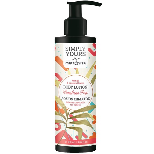 Macrovita Simply Yours Sunshine Pop Mango & Passion Flower Body Lotion 150ml