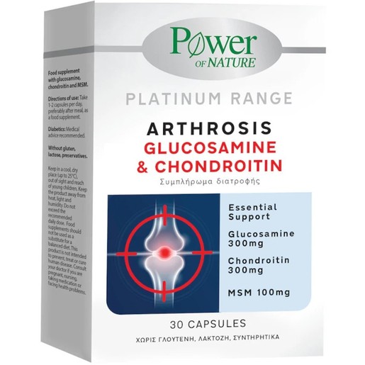 Power Health Platinum Range Arthrosis Glucosamine & Chondroitin 30caps