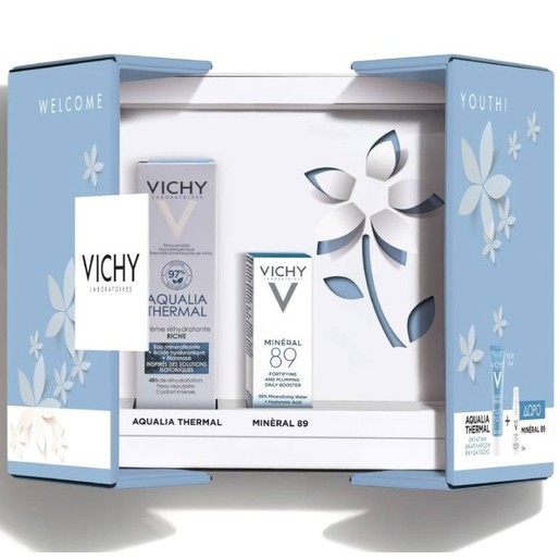 Vichy Πακέτο Προσφοράς Welcome Youth Aqualia Thermal Ενυδατική Cream Rich 30ml & Δώρο Mineral 89 Booster Ενυδάτωσης Προσώπου 5ml Vichy Πακέτο Προσφοράς Welcome Youth Aqualia Thermal Ενυδατική Cream Rich 30ml & Δώρο Mineral 89 Booster Ενυδάτωσης Προσώπου 5ml
