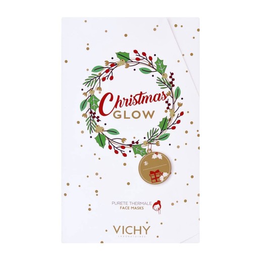 Vichy Christmas Glow Purete Thermal Face Masks Detox Clarifying Charcoal, Peel Double Eclat, Mineral Desalterant 3x2x6ml Vichy Christmas Glow Purete Thermal Face Masks Detox Clarifying Charcoal, Peel Double Eclat, Mineral Desalterant 3x2x6ml