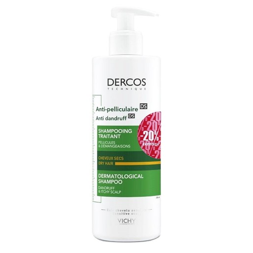 Vichy Dercos Anti-Dandruff DS Shampoo for Dry Hair 390ml promo -20%