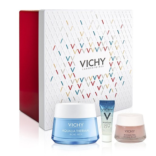 Vichy Πακέτο Προσφοράς Aqualia Thermal Rich Rehydrating Day Cream 50ml & Δώρο Gift Box με Mineral 89 4ml, Masque Peel Eclat 15ml Vichy Πακέτο Προσφοράς Aqualia Thermal Rich Rehydrating Day Cream 50ml & Δώρο Gift Box με Mineral 89 4ml, Masque Peel Eclat 15ml