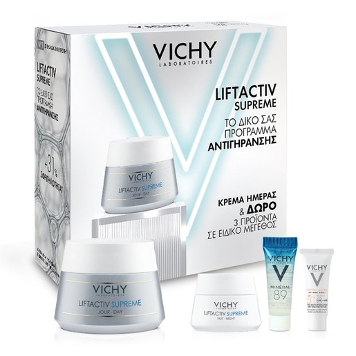 Vichy Liftactiv Πακέτο Προσφοράς Supreme Normal to Mixed Skin 50ml & Δώρο 3 Mini Models Vichy Liftactiv Πακέτο Προσφοράς Supreme Normal to Mixed Skin 50ml & Δώρο 3 Mini Models