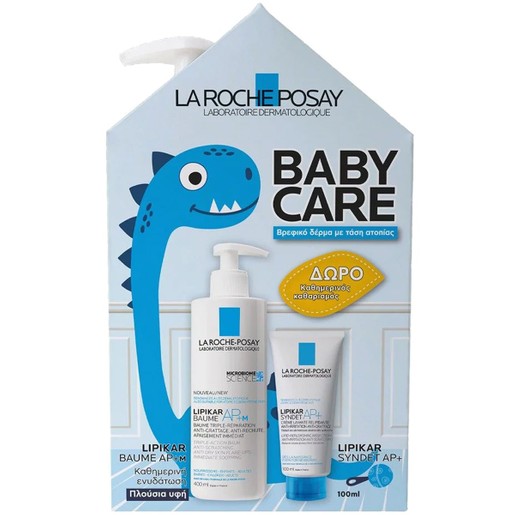 La Roche-Posay Πακέτο Προσφοράς Baby Care Lipikar Baume AP+M 400ml & Δώρο Bath Cream Lipikar Syndet AP+, 100ml La Roche-Posay Πακέτο Προσφοράς Baby Care Lipikar Baume AP+M 400ml & Δώρο Bath Cream Lipikar Syndet AP+, 100ml