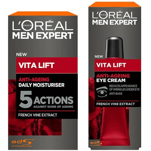 L\'oreal Paris Πακέτο Προσφοράς Men Expert Vita Lift Anti-Ageing Daily Moisturiser 5 Actions 50ml & Vita Lift Anti-Ageing Eye Cream 15ml L\'oreal Paris Πακέτο Προσφοράς Men Expert Vita Lift Anti-Ageing Daily Moisturiser 5 Actions 50ml & Vita Lift Anti-Ageing Eye Cream 15ml