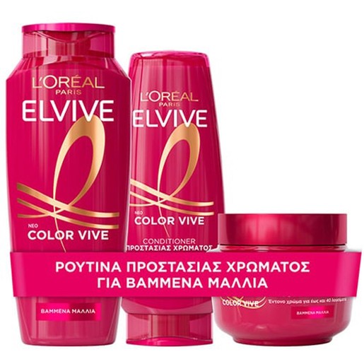 L\'oreal Paris Promo Elvive Color Vive Shampoo 400ml & Conditioner 300ml & Hair Mask 300ml L\'oreal Paris Promo Elvive Color Vive Shampoo 400ml & Conditioner 300ml & Hair Mask 300ml
