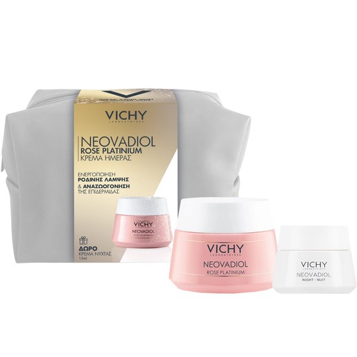 Vichy Promo Neovadiol Rose Platinium 50ml & Δώρο Post-Menopause Replenishing Firming Night Cream 15ml & Δώρο Νεσεσέρ 1 Τεμάχιο Vichy Promo Neovadiol Rose Platinium 50ml & Δώρο Post-Menopause Replenishing Firming Night Cream 15ml & Δώρο Νεσεσέρ 1 Τεμάχιο
