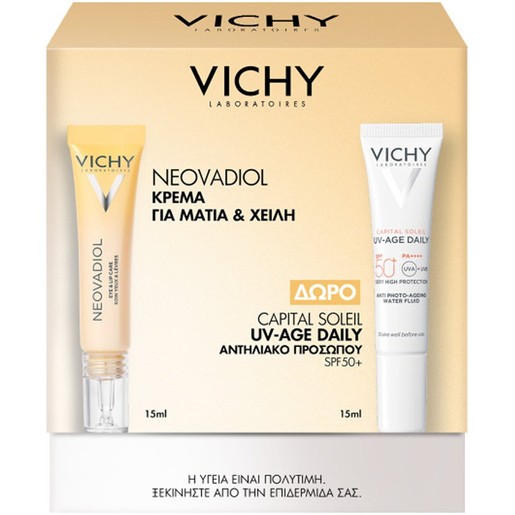 Vichy Promo Neovadiol Multi-Correction for Eyes & Lips 15ml & Δώρο Capital Soleil Spf50+ UV- Age Daily 15ml