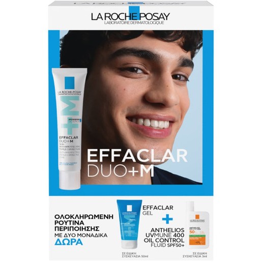 La Roche-Posay Promo Effaclar Duo + M 40ml & Δώρο Purifying Foaming Gel 50ml & Δώρο Anthelios UVMune Spf50+ 400 Oil Control Fluid 3ml