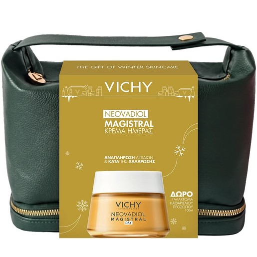 Vichy Promo Neovadiol Magistral Day Cream 50ml & Δώρο Purete Thermale 3in1 One Step Cleanser Sensitive Skin & Eyes 100ml & Δώρο Νεσεσέρ 1 Τεμάχιο