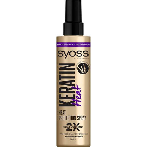 Syoss Keratin Heat Protection Hair Spray 200ml