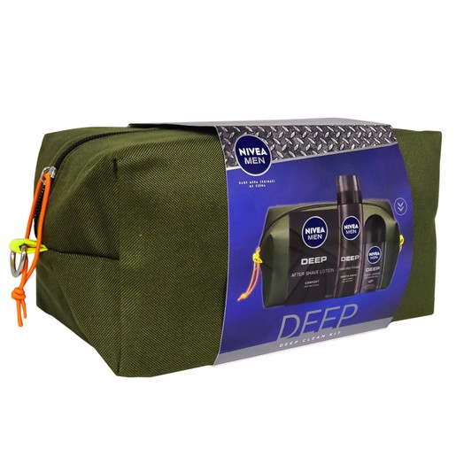 Nivea Men Deep Πακέτο Προσφοράς After Shave Lotion 100ml & Shaving Foam 200ml & Roll on Deo 50ml Nivea Men Deep Πακέτο Προσφοράς After Shave Lotion 100ml & Shaving Foam 200ml & Roll on Deo 50ml