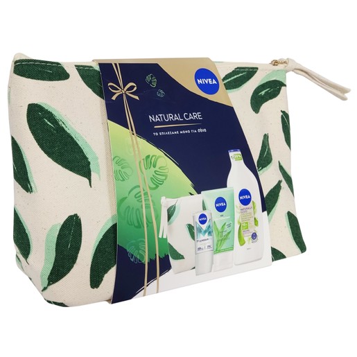 Nivea Πακέτο Προσφοράς Magnesium Dry 48h Roll on Deo 50ml & Purifying Wash Gel 150ml & Naturaly Good Aloe Body Lotion 350ml Nivea Πακέτο Προσφοράς Magnesium Dry 48h Roll on Deo 50ml & Purifying Wash Gel 150ml & Naturaly Good Aloe Body Lotion 350ml