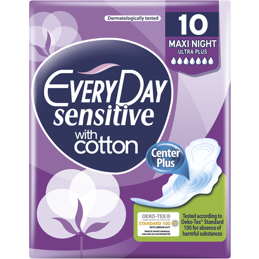 EveryDay Sensitive Ultra Plus Maxi Night 10τεμ. EveryDay Sensitive Ultra Plus Maxi Night 10τεμ.