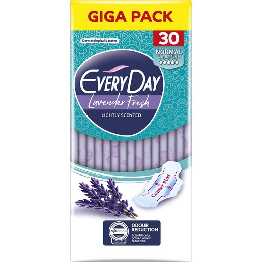 Every Day Lavender Fresh Lightly Scented Normal Ultra Plus 30 Τεμάχια