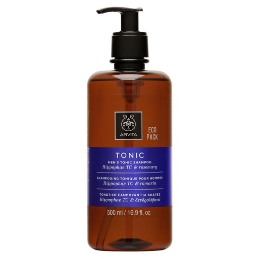 Apivita Men\'s Tonic Shampoo With Hippophae TC & Rosemary Τονωτικό Σαμπουάν Κατά της Τριχόπτωσης για Άνδρες 500ml Apivita Men\'s Tonic Shampoo With Hippophae TC & Rosemary Τονωτικό Σαμπουάν Κατά της Τριχόπτωσης για Άνδρες 500ml