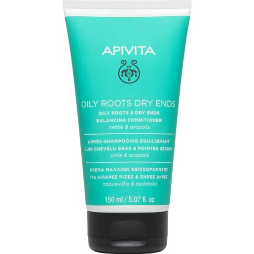 Apivita Oily Roots Dry Ends Balancing Conditioner Κρέμα Μαλλιών με Τσουκνίδα & Πρόπολη 150ml