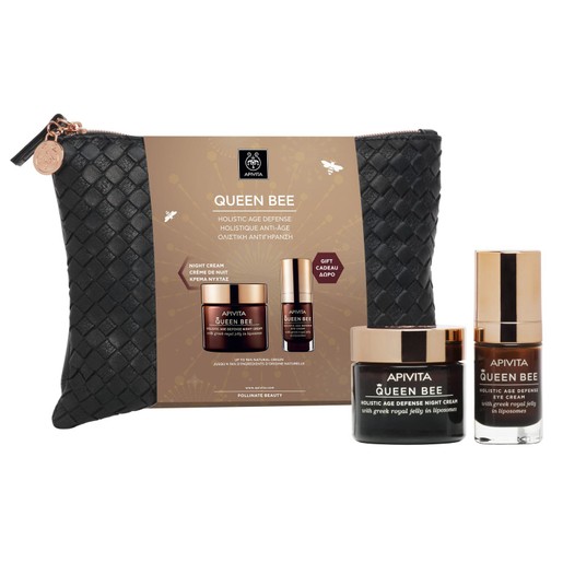 Apivita Πακέτο Προσφοράς Queen Bee Holistic Age Defence Night Cream 50ml & Eye Cream 15ml Apivita Πακέτο Προσφοράς Queen Bee Holistic Age Defence Night Cream 50ml & Eye Cream 15ml