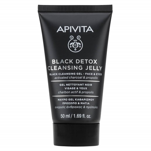 Apivita Black Detox Cleansing Jelly Travel Size 50ml