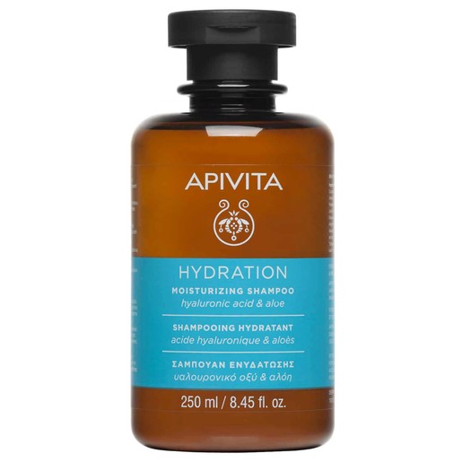 Apivita Hydration Moisturizing Shampoo with Hyaluronic Acid & Aloe 250ml