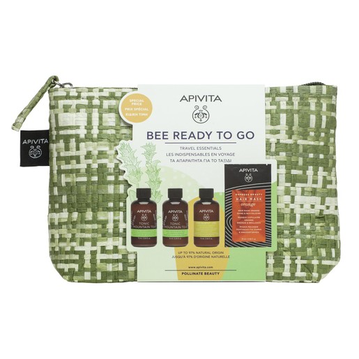 Apivita Bee Ready to Go Travel Essentials Πλήρη Σειρά Περιποίησης για το Ταξίδι σε Ειδική Τιμή Apivita Bee Ready to Go Travel Essentials Πλήρη Σειρά Περιποίησης για το Ταξίδι σε Ειδική Τιμή