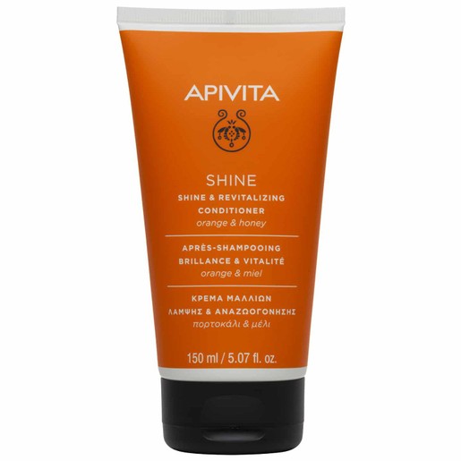 Apivita Shine & Revitalizing Μαλακτική Κρέμα με Πορτοκάλι & Μέλι 150ml