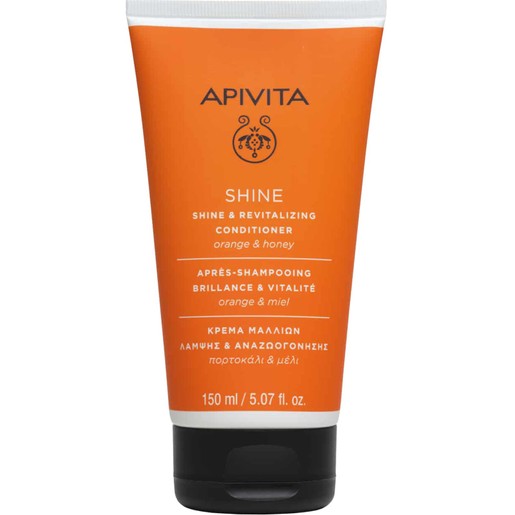 Apivita Shine & Revitalizing Μαλακτική Κρέμα με Πορτοκάλι & Μέλι 150ml