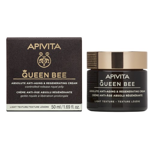 Apivita Queen Bee Absolute Anti-Aging & Regenerating Face Cream Light Texture 50ml Apivita Queen Bee Absolute Anti-Aging & Regenerating Face Cream Light Texture 50ml