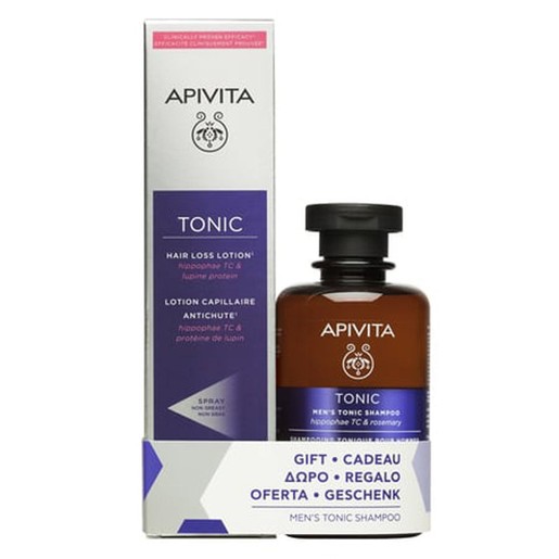 Apivita Mens Care Πακέτο Προσφοράς Hair Loss, Lotion 150ml & Δώρο Tonic Shampoo 250ml Apivita Mens Care Πακέτο Προσφοράς Hair Loss, Lotion 150ml & Δώρο Tonic Shampoo 250ml