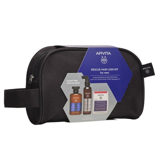 Apivita Mens Care Πακέτο Προσφοράς Tonic Shampoo 250ml & Hair Loss Lotion 150ml & Caps for Hair 30ca Apivita Mens Care Πακέτο Προσφοράς Tonic Shampoo 250ml & Hair Loss Lotion 150ml & Caps for Hair 30ca