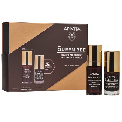 Apivita Queen Bee Age Defence Πακέτο Προσφοράς Anti Age Serum 30ml & Δώρο Eye Cream 15ml Apivita Queen Bee Age Defence Πακέτο Προσφοράς Anti Age Serum 30ml & Δώρο Eye Cream 15ml