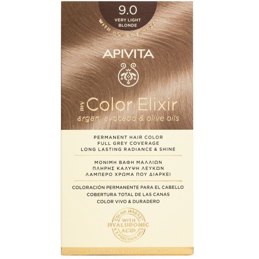 Apivita Promo My Color Elixir Permanent Hair Color - 9.0 Ξανθό Πολύ Ανοιχτό Apivita Promo My Color Elixir Permanent Hair Color - 9.0 Ξανθό Πολύ Ανοιχτό