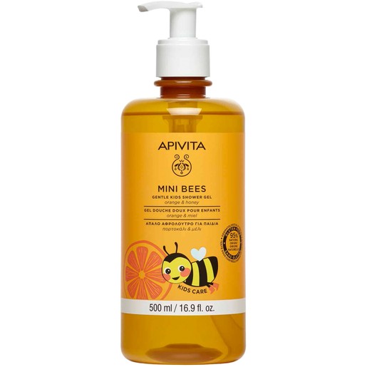 Apivita Mini Bees Gentle Kids Shower Gel 2 Years+, 500ml