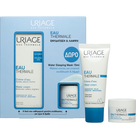 Uriage Promo Eau Thermale Water Cream 40ml & Δώρο Water Sleeping Mask 15ml